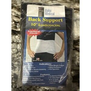 Alpha Medical 10” Back Support 3XL